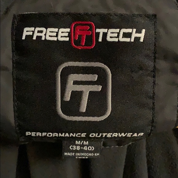 Free Tech | Jackets & Coats | Free Tech Rain Jacket Zipper With Velcro ...